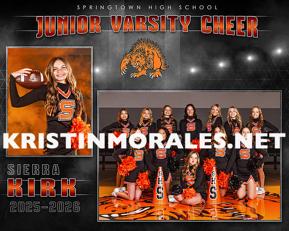2025 SPRINGTOWN JV cheer Memory Mate Ki