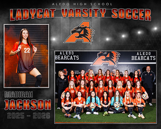 2025 ALEDO Ladycat Soccer Memory Mate Madigan