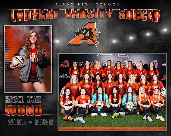 2026 ALEDO Ladycat Soccer Memory Mate Jane