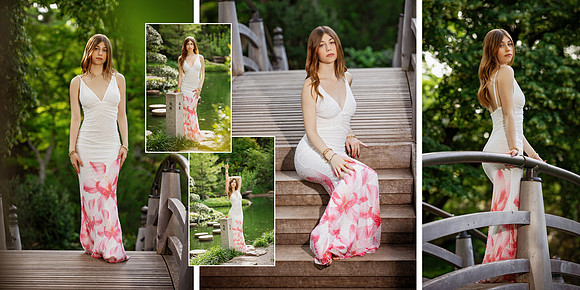 06 07 pink flower Dress