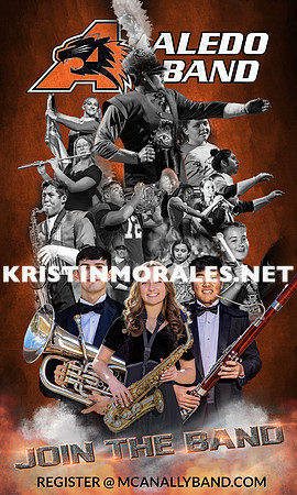 Aledo Band Door Poster 12x20